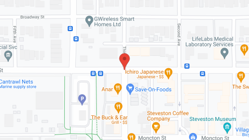 Map of the neighborhood around Bill Rigby Manor