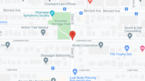 Map of the neighborhood around Kiwanis Tower