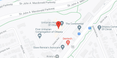 Unitarian House of Ottawa in google map
