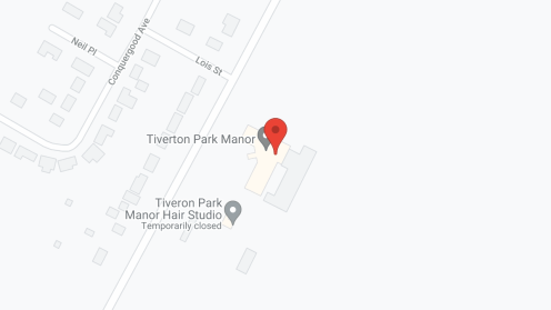 Map of the neighborhood around Tiverton Park Manor