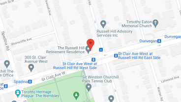 The Russell Hill Retirement Residence in google map