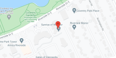 Sunrise of Windsor in google map