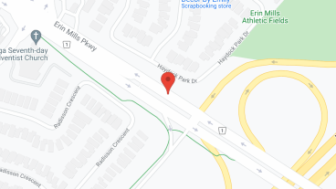 Sunrise Senior Living Of Erin Mills in google map
