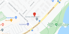 Sunrise of Burlington in google map