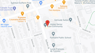St. Hilda's Towers in google map