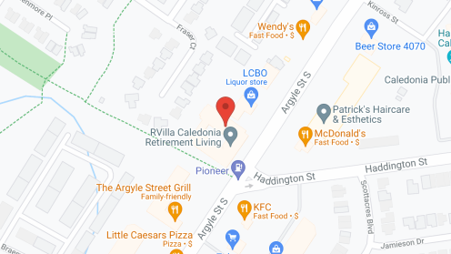 Map of the neighborhood around Riviera Retirement Lodge