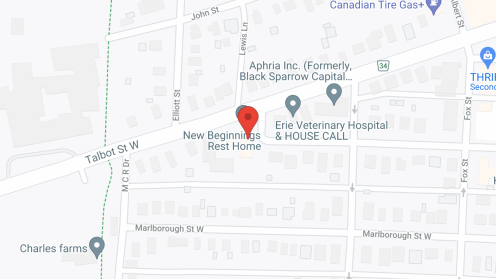 Map of the neighborhood around New Beginnings Rest Home