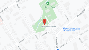 Mulcaster Mews in google map
