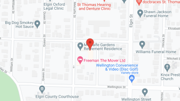 Metcalfe Gardens in google map