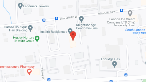 Map of the neighborhood around Inspirit Residences