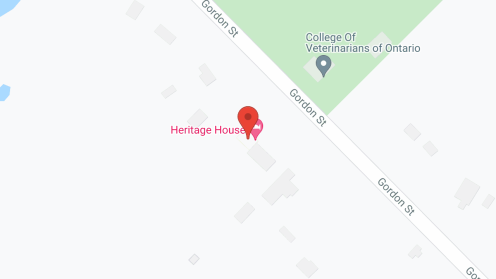 Map of the neighborhood around Heritage House Guelph
