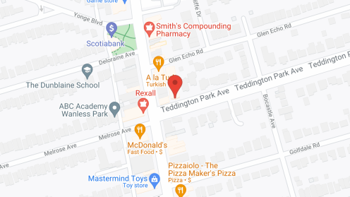 Map of the neighborhood around The Teddington