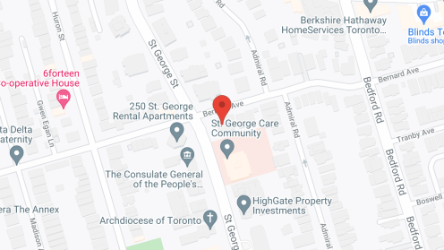 Map of the neighborhood around Eden Manor