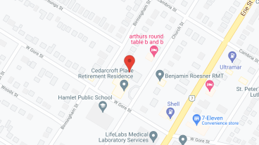 Cedarcroft Stratford Retirement Residence in google map
