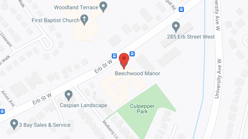 Map of the neighborhood around Beechwood Manor