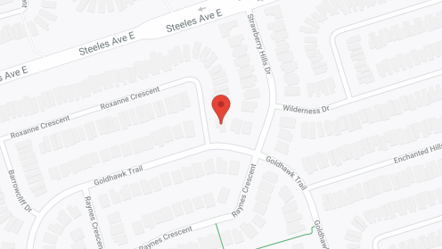 Map of the neighborhood around Adonai Senior Homes