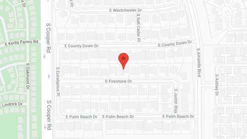 Map of the neighborhood around Rustic River Homes