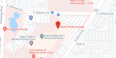 West Florida Hospital in google map