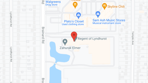 Map of the neighborhood around Greens Postacute & Rehab Ctr