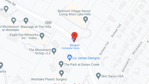 Map of the neighborhood around Belmont Village West Lake Hills