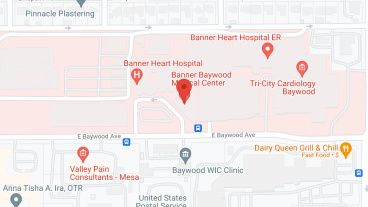 Banner Health Arizona in google map