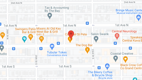 Map of the neighborhood around Central ALF