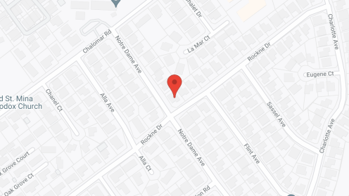 Map of the neighborhood around Bethany Home