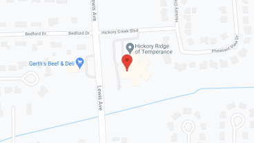 Hickory Ridge of Temperance in google map