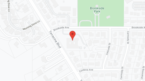 Map of the neighborhood around Brookside Healthcare Ctr