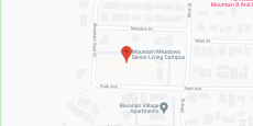 Mountain Meadows Senior Living Campus in google map