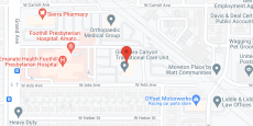 Glendora Canyon Transitional Care Unit in google map