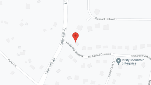 Map of the neighborhood around Bella's Cottage