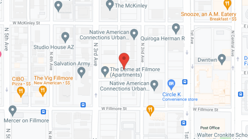 Map of the neighborhood around Marquee Apartments