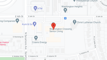 Washington Crossing in google map