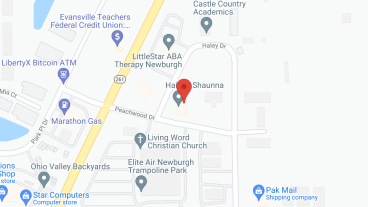 Aseracare Hospice Evansville in google map