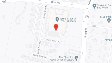 Spring Arbor of Fredericksburg in google map