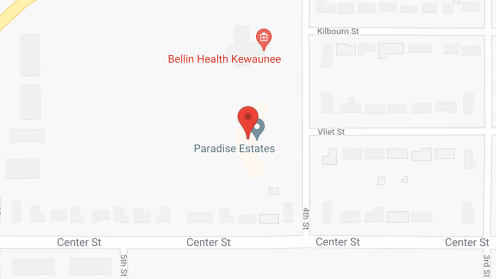 Map of the neighborhood around The Concord at Kewaunee