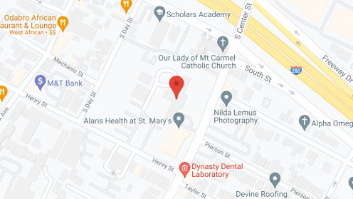 Map of the neighborhood around Alaris Health At St Marys