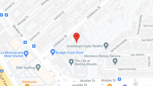 Map of the neighborhood around Villas on Winkler