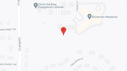 Map of the neighborhood around Brookview Meadows