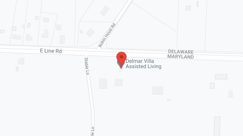 Map of the neighborhood around Delmar Manor Assisted Living