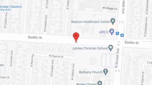 Map of the neighborhood around Vintage Gardens
