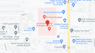 Biggs Gridley Memorial Hospital Skilled Nursing Facility in google map