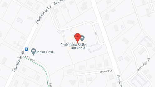 Map of the neighborhood around ProMedica Wallingford