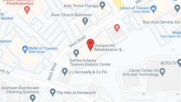 Manorcare Health Services Dulaney in google map