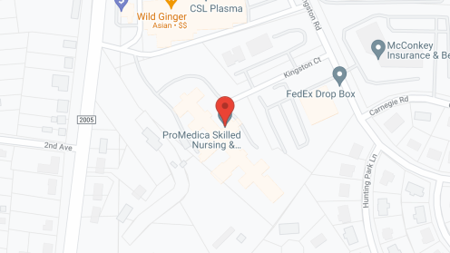 Map of the neighborhood around Manor Care Health Svc