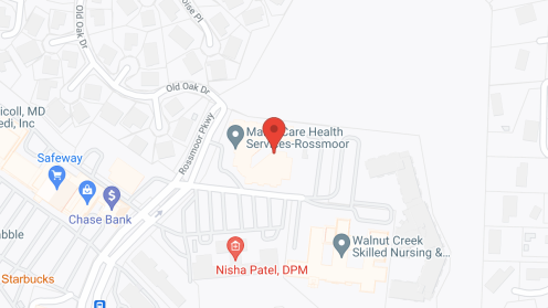Map of the neighborhood around ProMedica Rossmoor