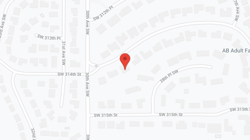 Map of the neighborhood around Golden Age AFH