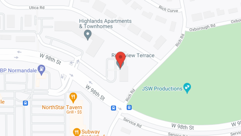 Map of the neighborhood around Ridgeview Terrace
