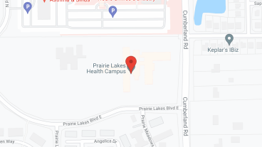 Prairie Lakes Health Campus in google map